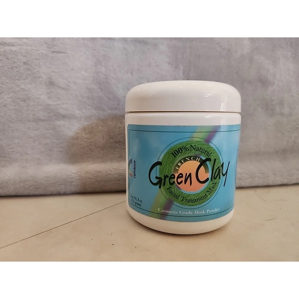 French‎ Green Clay Powder 8 OZ By Rainbow Research